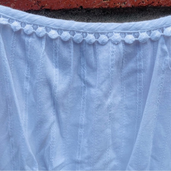 Girls Cat & Jack sleeveless white maxi dress, SZ 7/8 - Picture 4 of 5